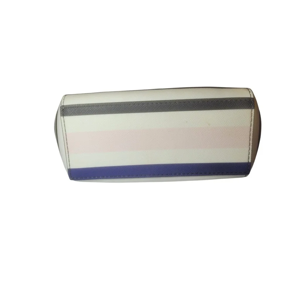 Kate Spade Grove Street Classic Multi Color‎ Strips Leather Pouch